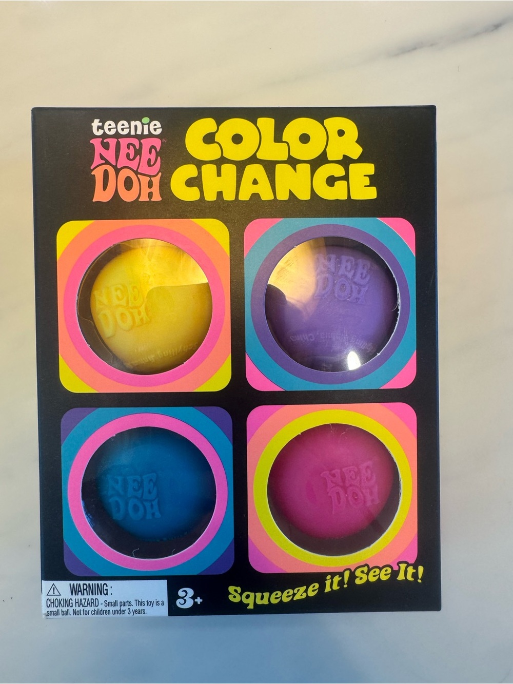 Needoh - Color change Teenie 4 pack